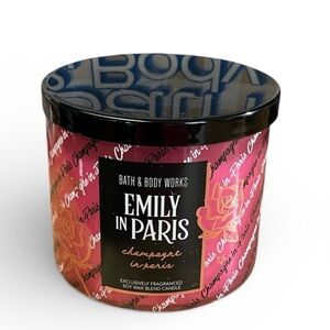 Bath & Body Works Emily In Paris Champagne In Paris 3-Wick Candle